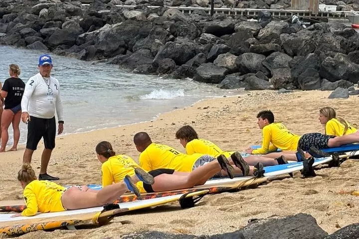 Shared Surfing Lesson In Waikiki with Certified Instructor - Second Medium