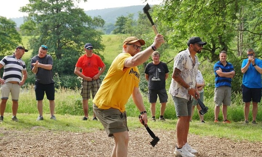 Image 2: Archery & Axe Throwing in Llangollen