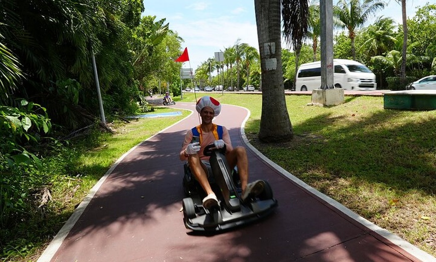 Image 8: Cancun Go Kart Tour with Costume in Hotel Zone