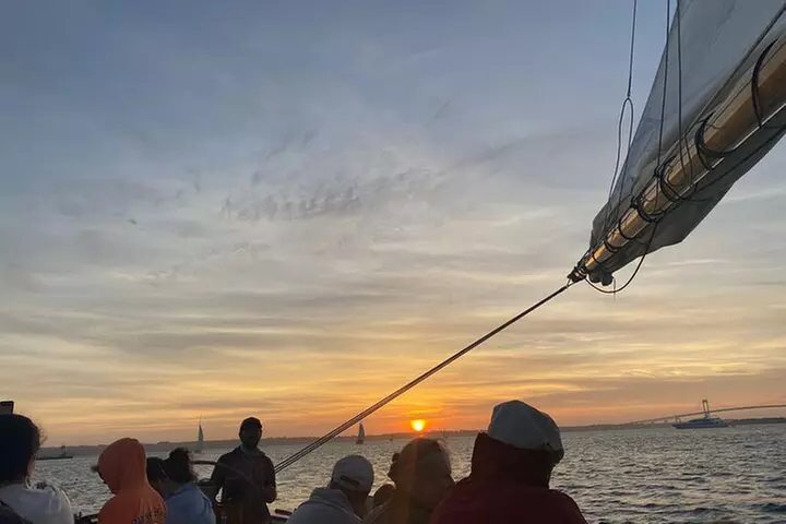 Newport Sunset Sail on Classic Sailboat