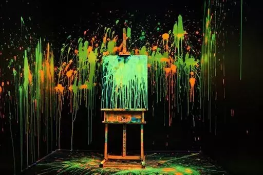 $17.50 For 2 Persons In Splatter Box Including 2 8x10 Canvases (Reg...