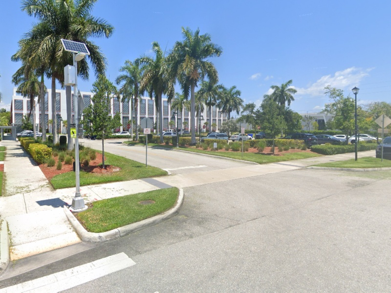 Parking at Brightline Boca Raton Lot