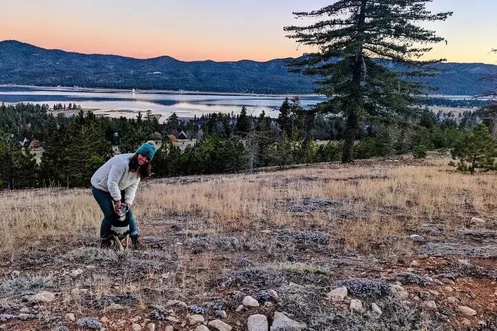 Guided Hiking Tour in Big Bear with Sunset Champagne toast on Priva...
