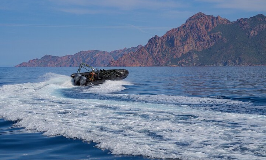 Image 1: Scandola Girolata Les Calanques de Piana en Go Fast 10 Pax