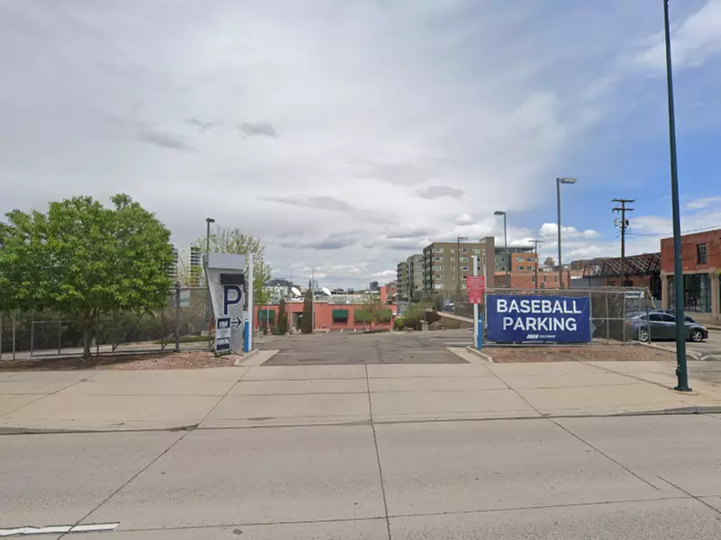 Parking at 2399 Blake St. Lot