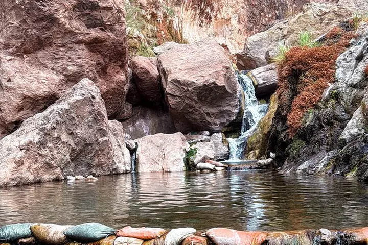 Goldstrike Hot Springs and 124 Degree Magma Heated Waterfall Hike