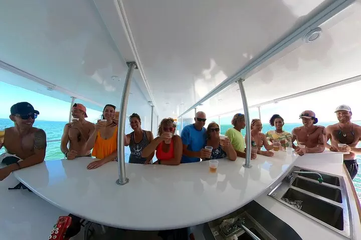 Key West Sandbar Charter With Kayak Tour: Includes Lunch & Drinks