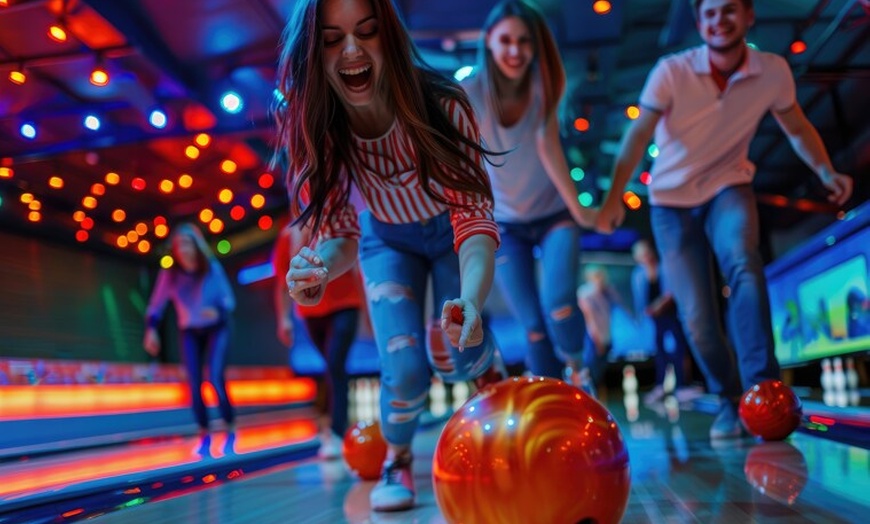 Image 3: $25 For 1 Hour Of Regular Bowling For 4 People Including Shoes (Reg...