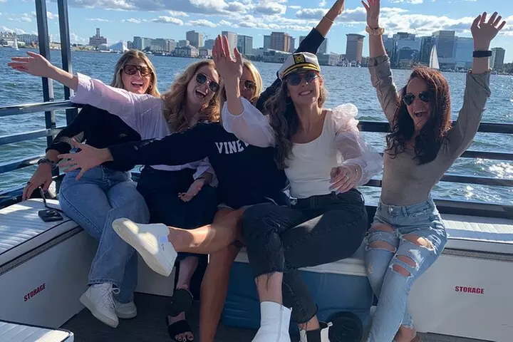 Cycleboat Boston 90 min BYOB Amazing Harbor Private Charters