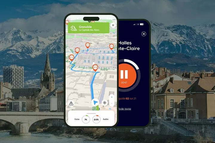 Grenoble Visite audioguidée à pied 2h20 et 19 commentaires audios - Primary Image