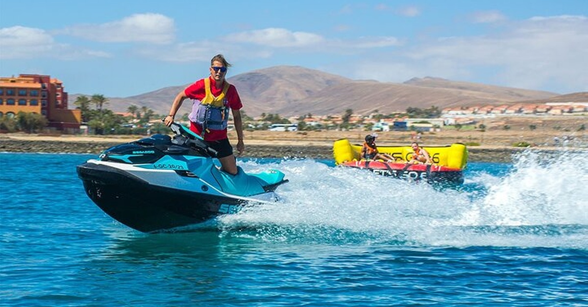 Tour en moto de agua de 20 minutos desde Caleta de Fuste