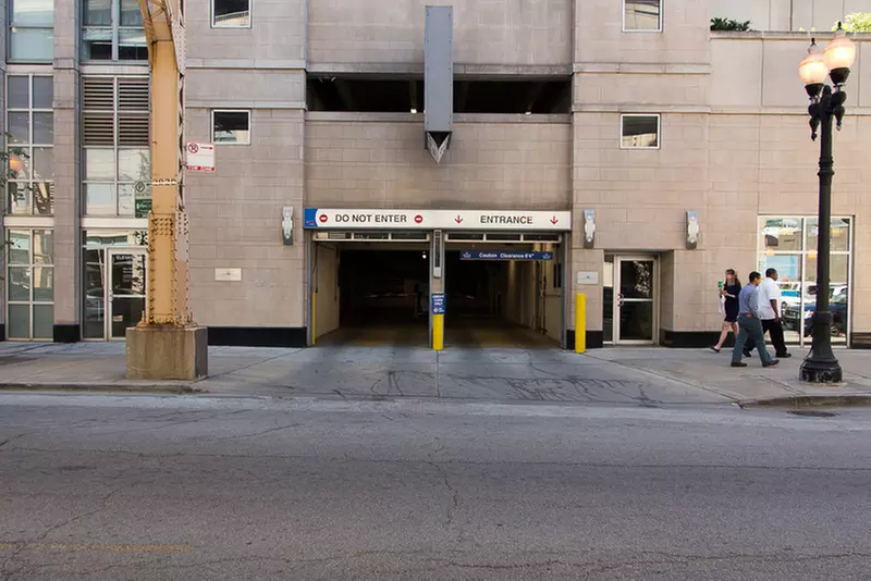 Parking at 180 N. Jefferson St. Garage