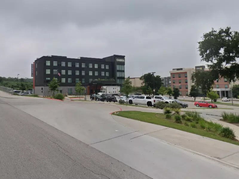 Parking at Cambria Hotel Austin Airport Lot