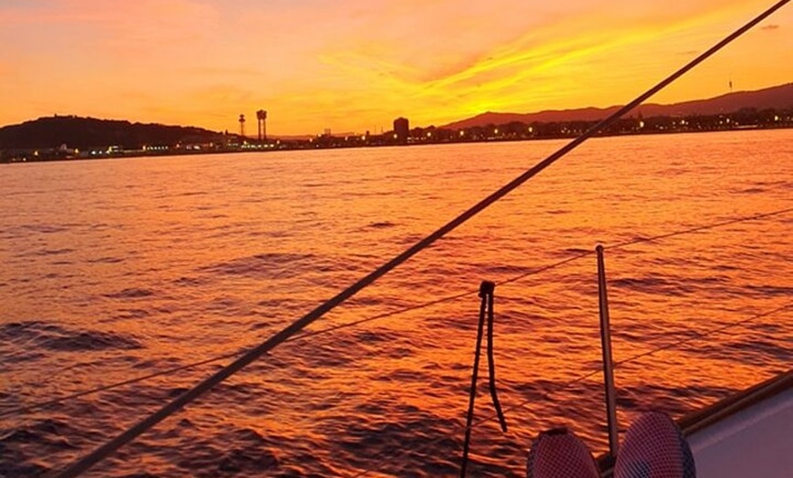 Image 10: Barcelona Sunset Private Sailing & Live Spanish Guitar & open Bar