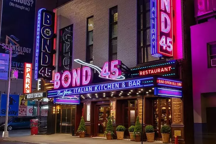 Times Square Comedy Show with Dinner at Bond 45