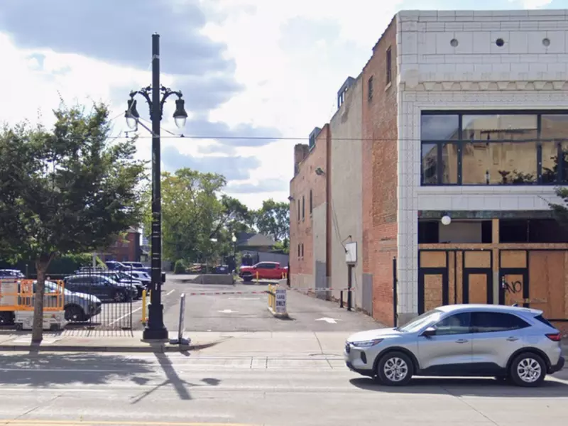 Parking at 3117 Woodward Ave. Lot