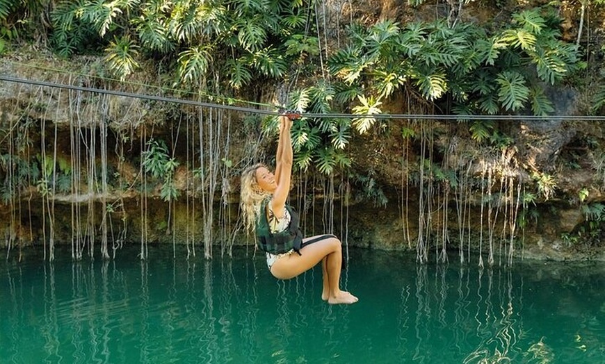 Image 10: Xenotes Xcaret 4 Cenotes Adventure