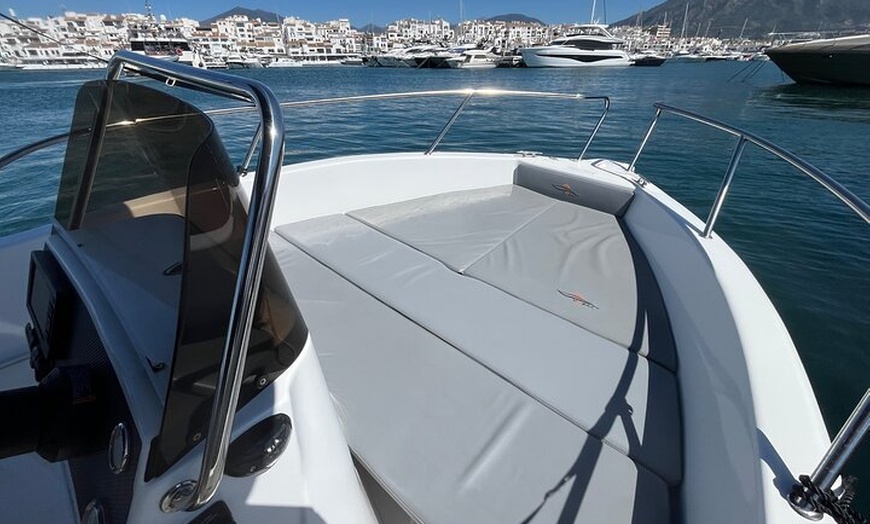 Image 6: Marbella Self Drive Boat Rental with Dolphin Sighting