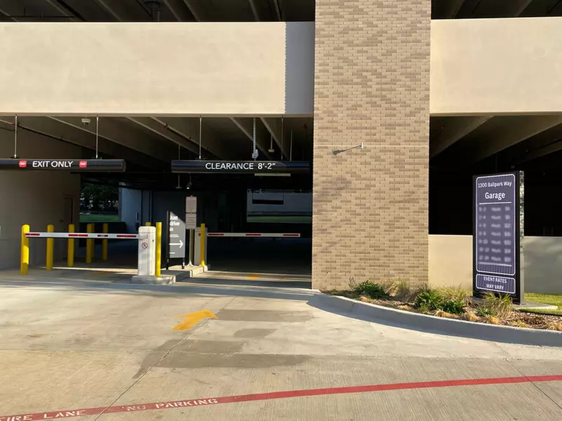Parking at 1300 Ballpark Way Garage
