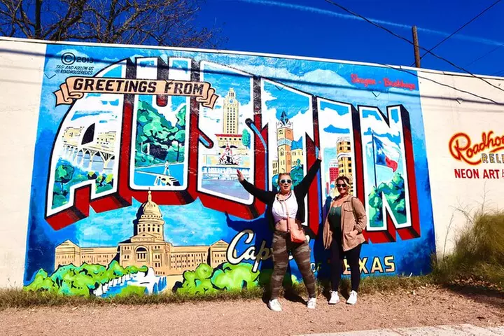 Austin Murals & Mimosas Roofless Party Bus Tour