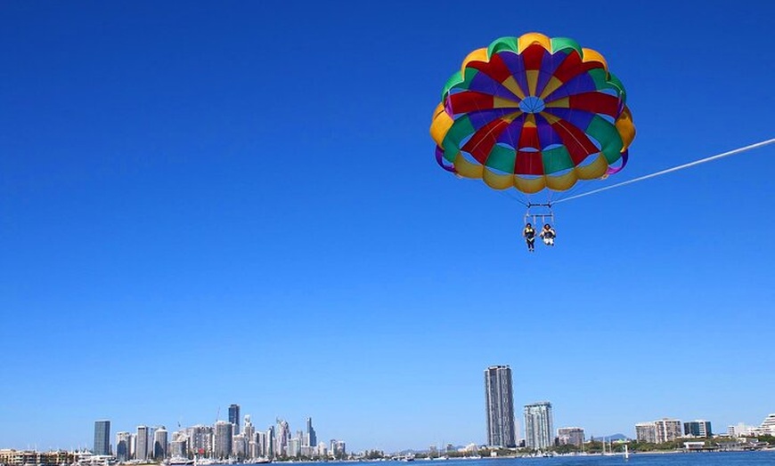 Image 1: Parasailing on the Gold Coast, Fly solo, Tandem or Triple