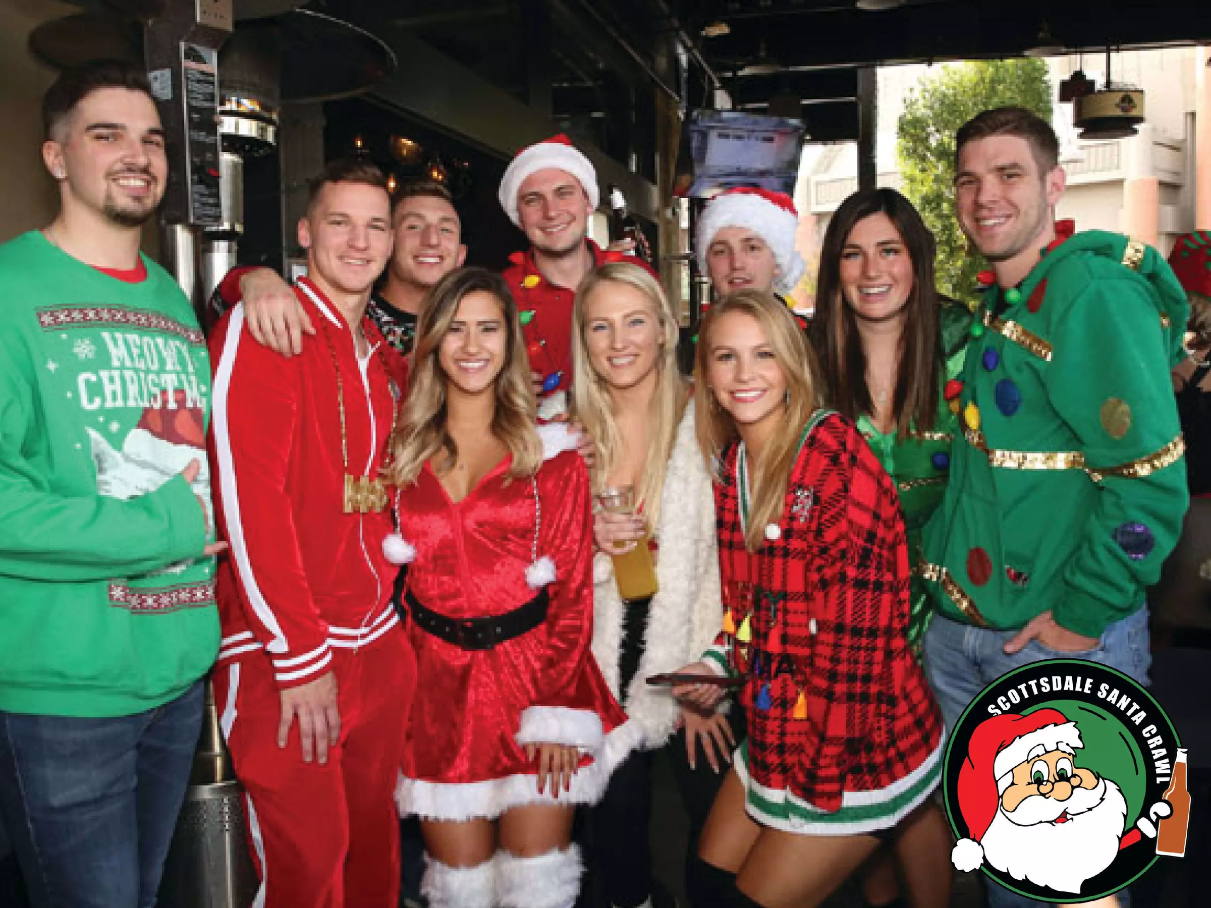 Scottsdale Santa Crawl in Old Town - A Holiday Themed Bar Crawl - Saturday, Dec 16, 2023 / 2:00pm - Primary Image