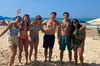 Coquito Drink and Salsa Beach Class