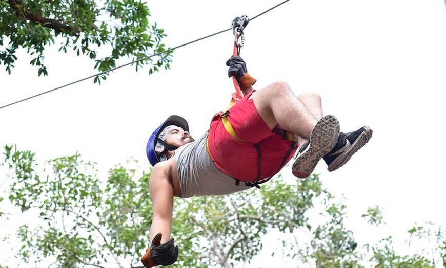 Image 3: Zipline ,ATV & Cenote Adventure in the Jungle Kingdom