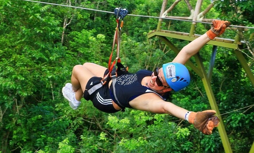 Image 24: ATV Ziplines Aquazip and Bungee Adventure at Cenote