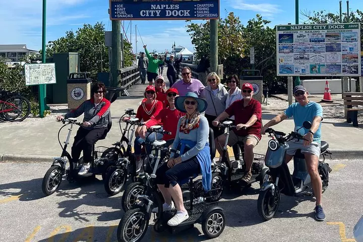 Private Trike and Moped Tour of Downtown Naples Florida