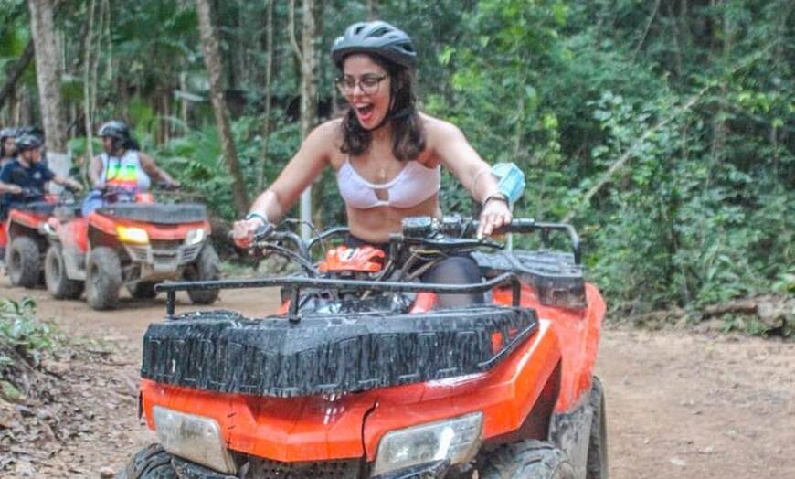 Image 10: Mayan Jungle Adventure Zipline ATV and Cenote Swim