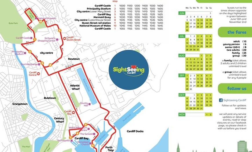 Image 4: Cardiff City Sightseeing Open Top Bus Tour