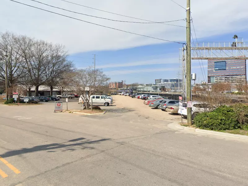 Parking at 320 W. Cabarrus St. Lot