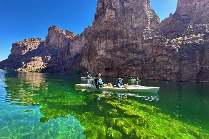 Hoover Dam Kayaking Trip, 6 Hot Springs, 6 Caves, 4 Waterfalls