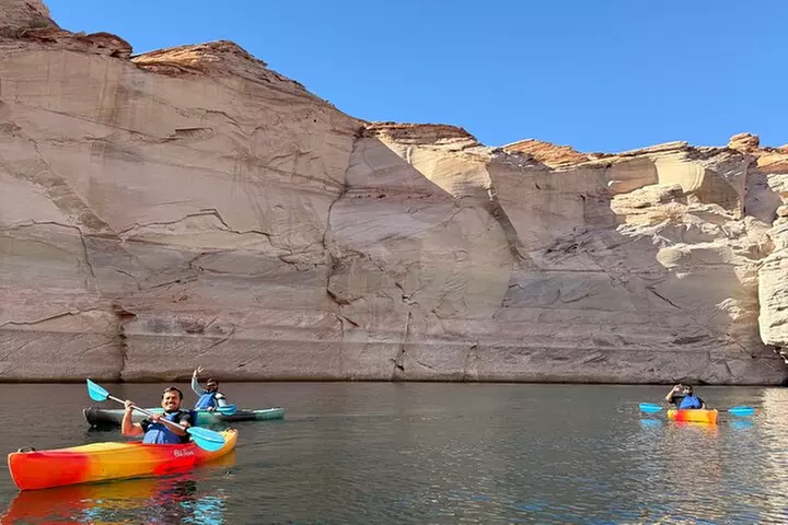 Kayak Antelope Canyon and hike, at Lake Powell