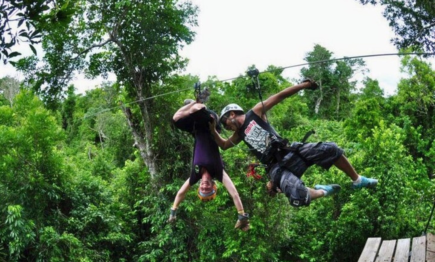 Image 15: ATV Ziplines Aquazip and Bungee Adventure at Cenote