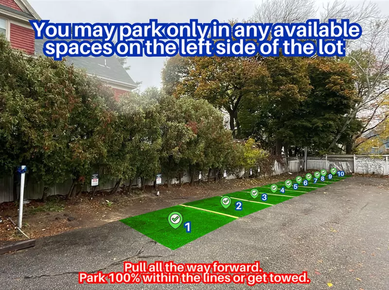 Parking at 155 Highland Ave. Lot