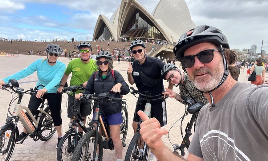 Image 7: Guided Electric Bike Tour of Sydney with Bluetooth helmets
