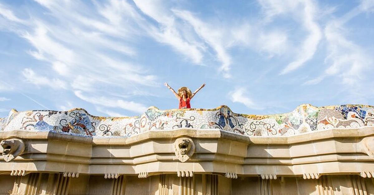 Sesión de fotos en el Park Güell de Barcelona