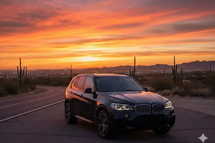 Luxury Private Tesla Transfer from Phoenix Airport to Hotels