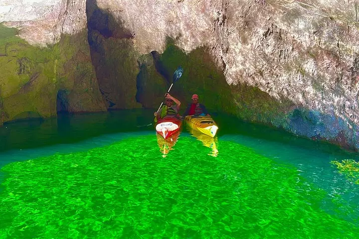 Emerald Cave Kayaking Tour from Las Vegas, Best Dam 1/2 Day Trip
