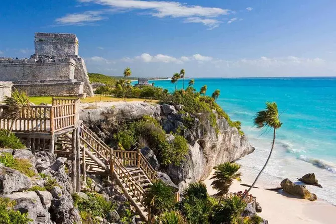 Trip to Tulum, Coba, Cenote and Playa del Carmen in one day for one price (4x1) - Primary Image