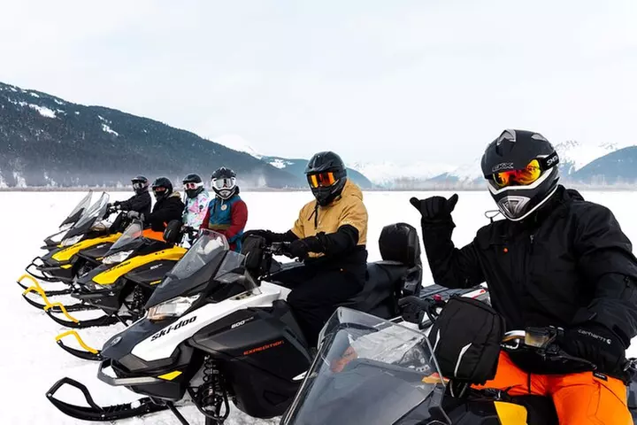 Alaska's Spencer Glacier Snowmobile Private Tour