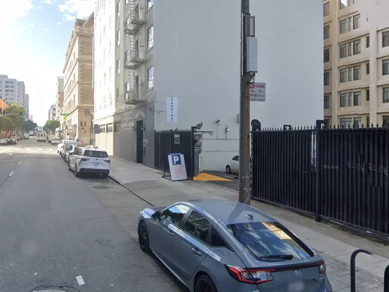 Parking at 610 Polk St. Lot