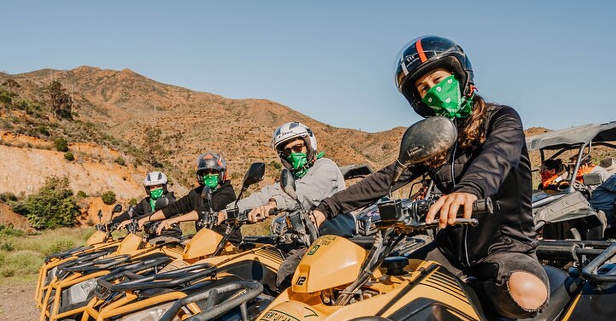 Experiencia guiada en quad ATV en Mijas, Málaga