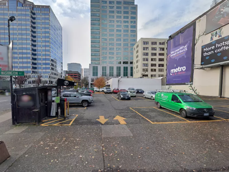 Parking at 2nd & Wash Lot
