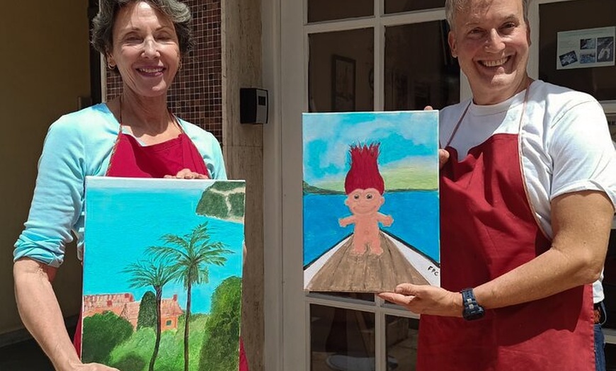 Image 8: 2 heures Activité privée de peinture à Vallauris Artist Studio