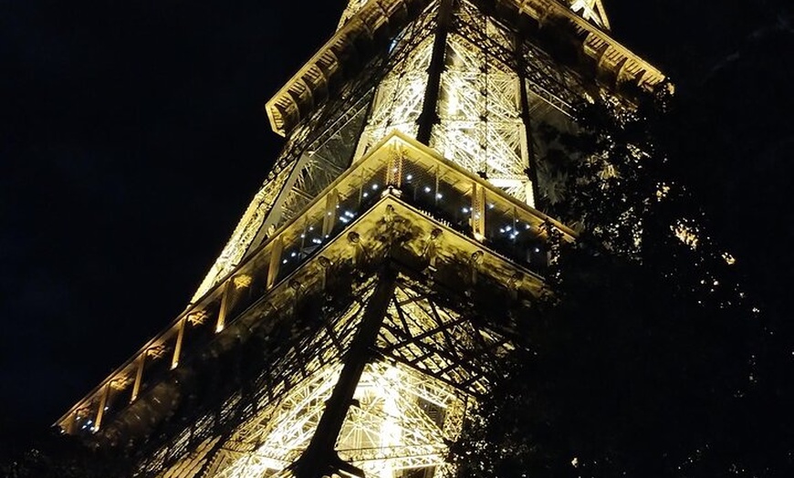 Image 15: Visite de l'ascenseur de la Tour Eiffel au deuxième étage et option...