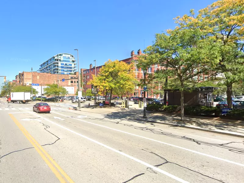 Parking at West 9th St. Lot