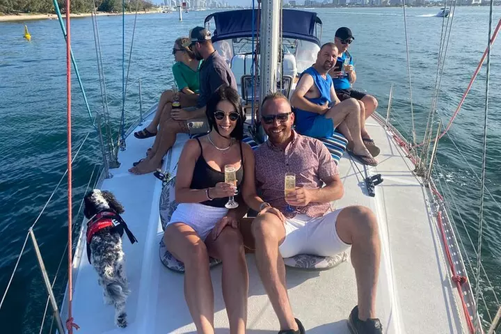 Gold Coast 2 hour Sunset Sailing Cruise with Drinks&Tasting Plate